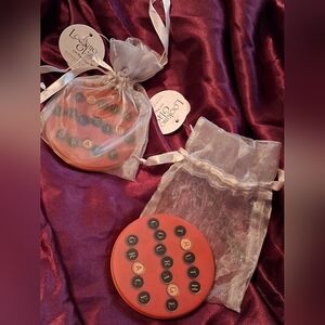 Vintage Inspirational words themed Demdaco "Looking Glass" make-up pocket Mirror